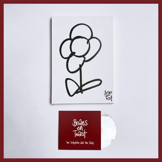 The Toothpaste and the Tube CD and Flower Canvas Art Set